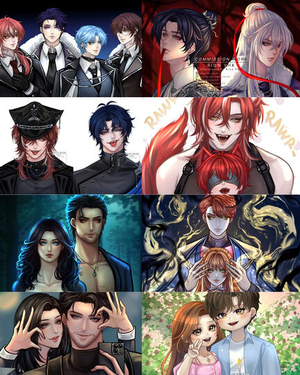 Couple/Duo Illustration